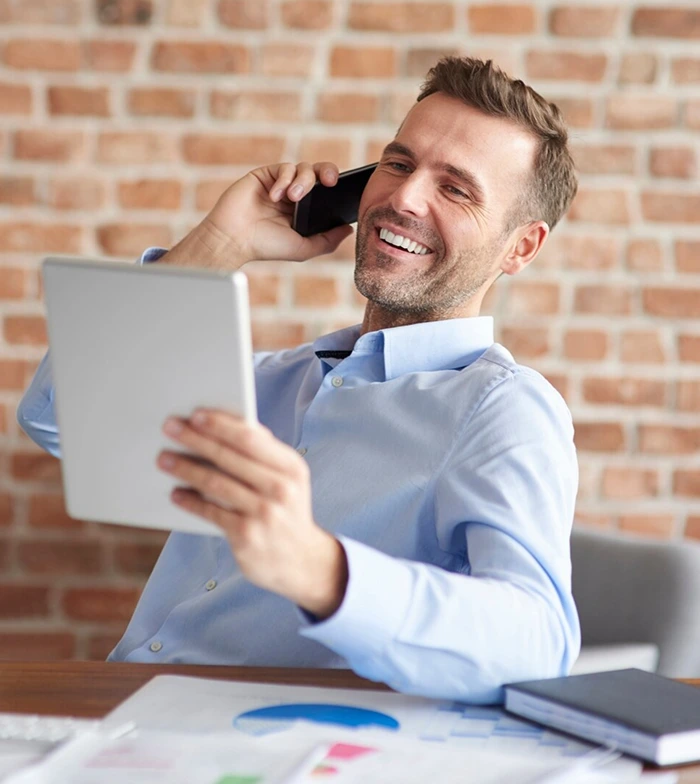 Business leader ready to improve outcomes
